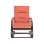 Кресло-качалка Leset Милано Mebelimpex Орех текстура V39 оранжевый - 00006760 - 1