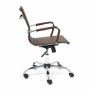 Кресло для персонала TetChair URBAN-LOW экокожа коричневая - 2