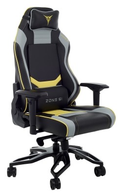 Геймерское кресло ZONE 51 Cyberpunk YG Yellow-grey