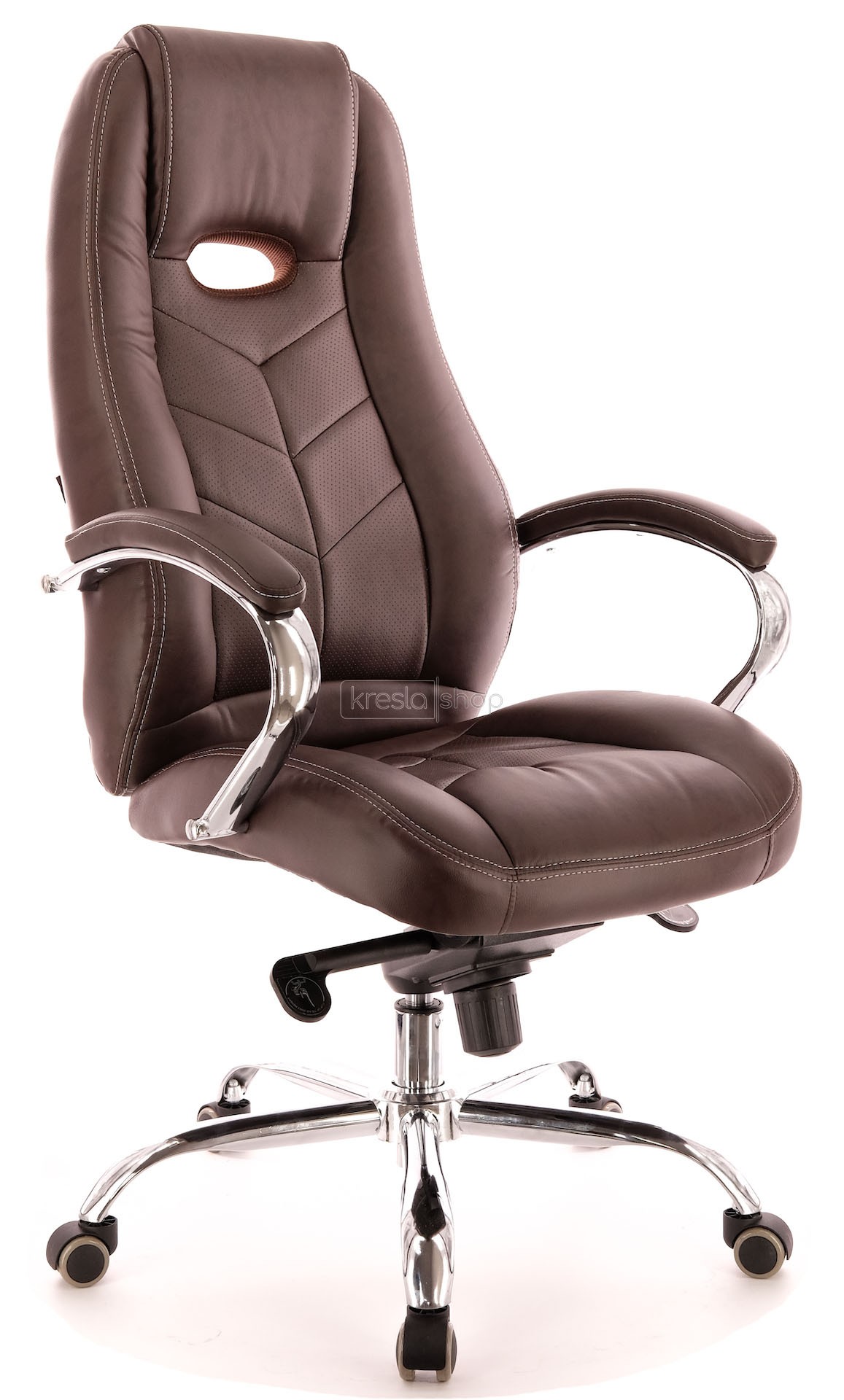 Кресло для руководителя Everprof Drift M кожа EP-drift m leather brown