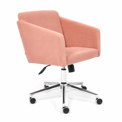 Кресло для персонала TetChair Milan розовый флок